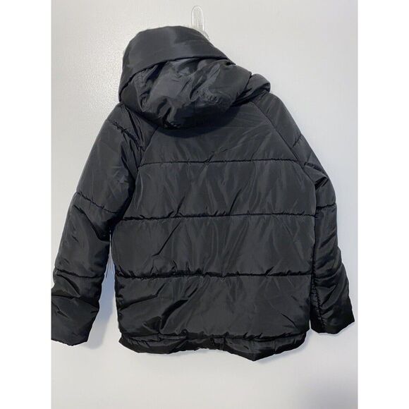 7 For All Mankind Thermal Puff Jacket Black Size Medium - Picture 2 of 7